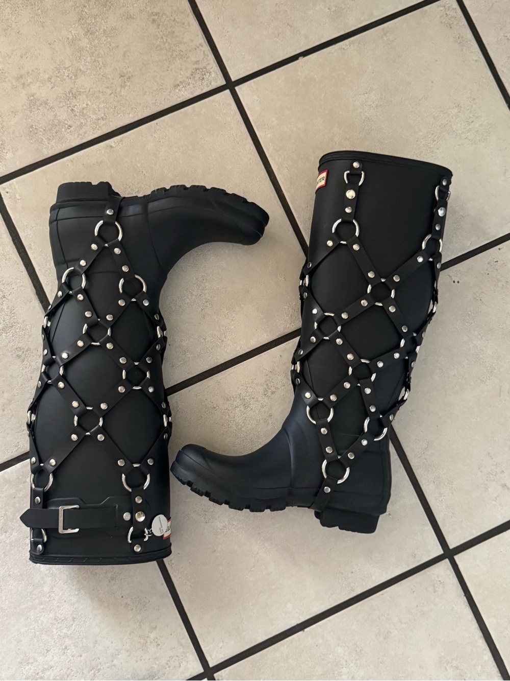 noir kei ninomiya x hunter boots